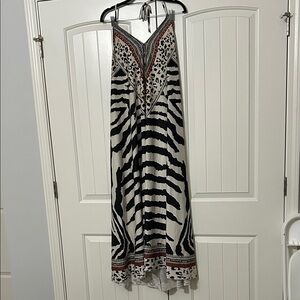 Black and White Animal Print Dress